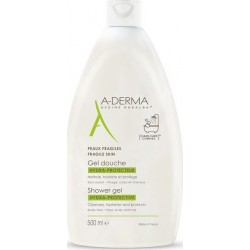 A-Derma Shower Gel Hydra-Protective Αφρόλουτρο για Ευαίσθητες Επιδερμίδες 500ml