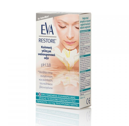 Eva Restore Κολπική Γέλη με Υαλουρονικό 9x5gr