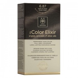 Apivita My Color Elixir Μόνιμη Βαφή Μαλλιών  Ξανθό Σκούρο Περλέ Μπεζ 6.87  1τμχ