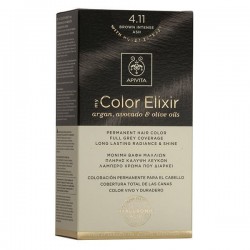 Apivita My Color Elixir Μόνιμη Βαφή Μαλλιών  Καστανό Έντονο Σαντρέ 4.11  1τμχ