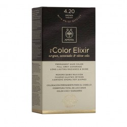 Apivita My Color Elixir Μόνιμη Βαφή Μαλλιών  Καστανό Βιολετί 4.20  1τμχ