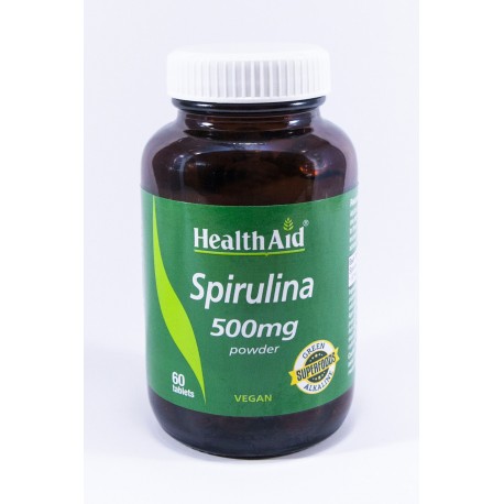 HEALTH AID - Spirulina 500mg, 60Tablets