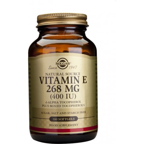 Solgar Vitamin E Natural 400 IU 100 softgels