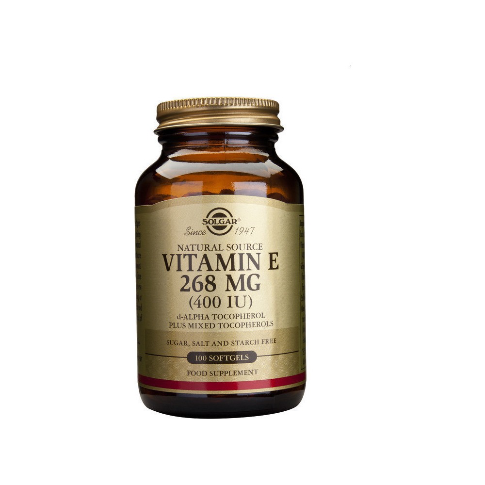 Solgar Vitamin E Natural 400 IU 100 softgels