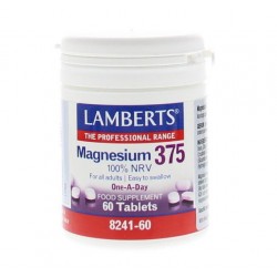 Lamberts Magnesium 375 100% NRV 60tabs