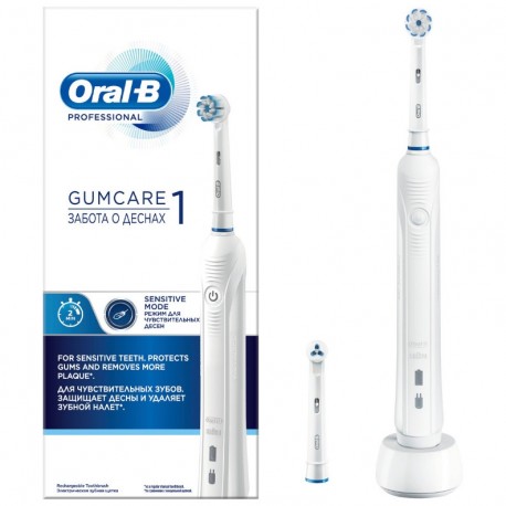 Oral-B Professional Gumcare 1 Ηλεκτρική Οδοντόβουρτσα για Ευαίσθητα Ούλα με Αισθητήρα Πίεσης