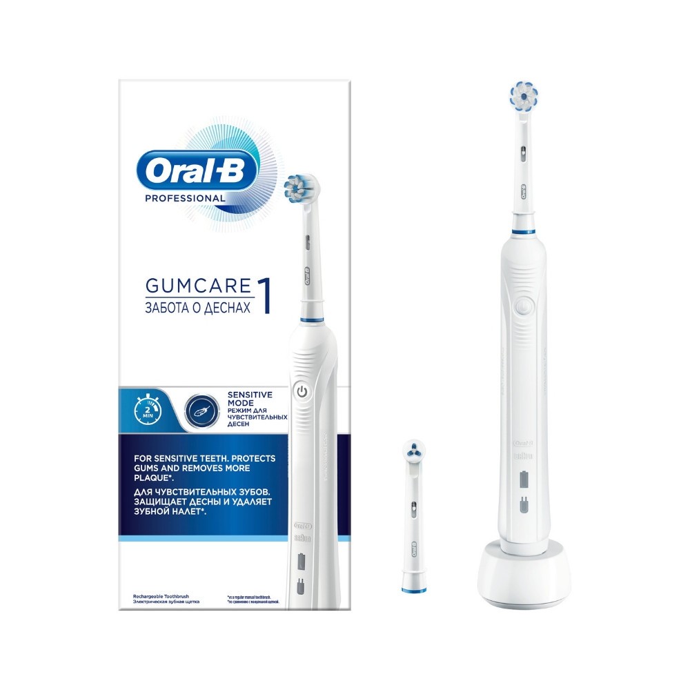Oral-B Professional Gumcare 1 Ηλεκτρική Οδοντόβουρτσα για Ευαίσθητα Ούλα με Αισθητήρα Πίεσης