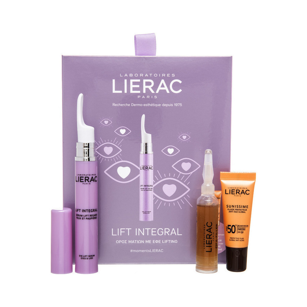 Lierac Set Lift Integral Eye Lift Serum Eyes & Lids 15ml + Cica-Filler serum 10ml + Sunissime fluide SPF50+ 10ml