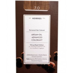 KORRES - Argan Oil Advanced Colorant Μόνιμη Βαφή Μαλλιών με τεχνολογία Pigment-Lock που κλειδώνει το χρώμα 50ml - 10.0 ΞΑΝΘΟ ΠΛΑ