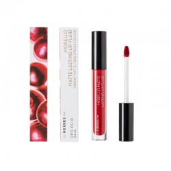 Korres Morello Matte Lasting Lip Fluid Υγρό Κραγιόν Μεγάλης Διάρκειας 59 Brick Red 3,4ml