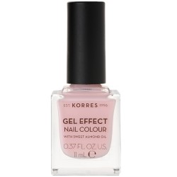 Korres Gel Effect Gloss Βερνίκι Νυχιών Μακράς Διαρκείας Ροζ 5 Candy Pink 11ml