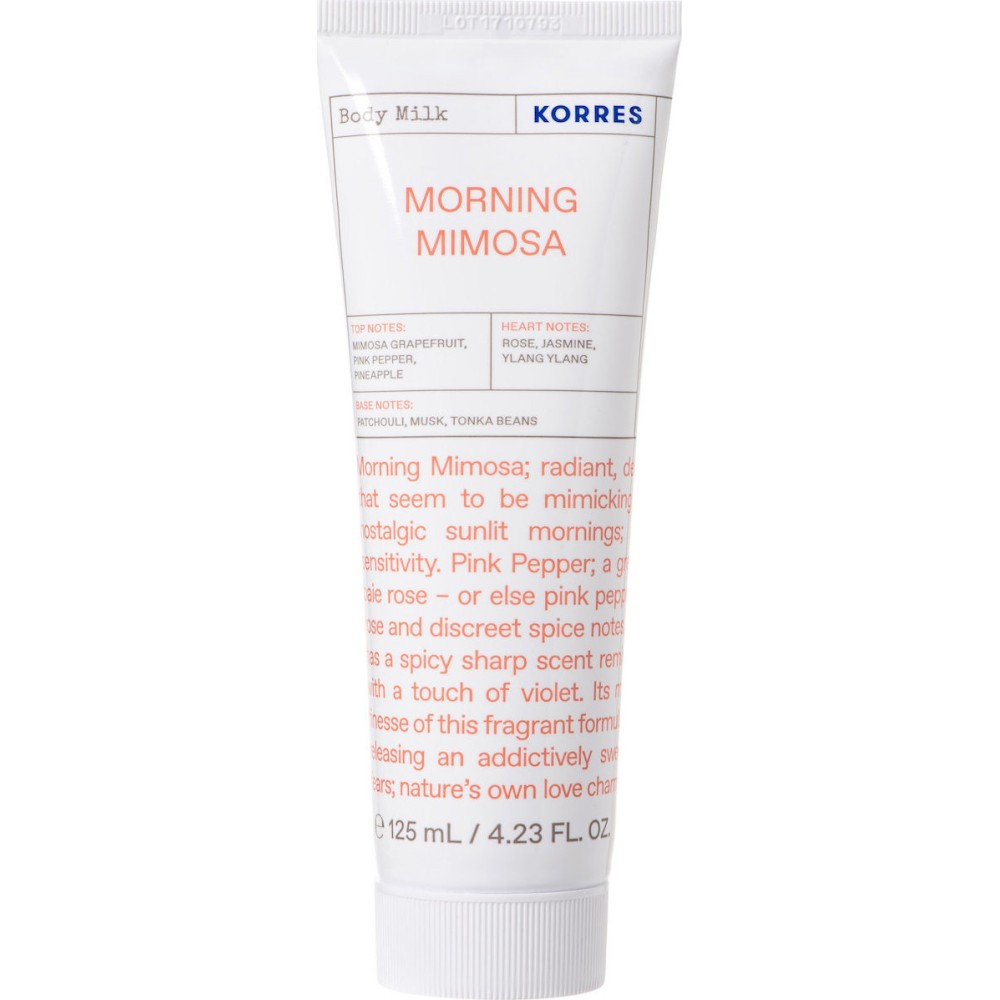 Korres Morning Mimosa Ενυδατική Lotion Σώματος με Άρωμα White Musk 125ml