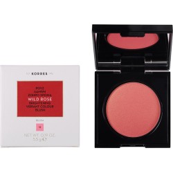 Korres Άγριο Τριαντάφυλλο Ρουζ Brightening Vibrant Colour Blush 12 Golden Pink 5.5g