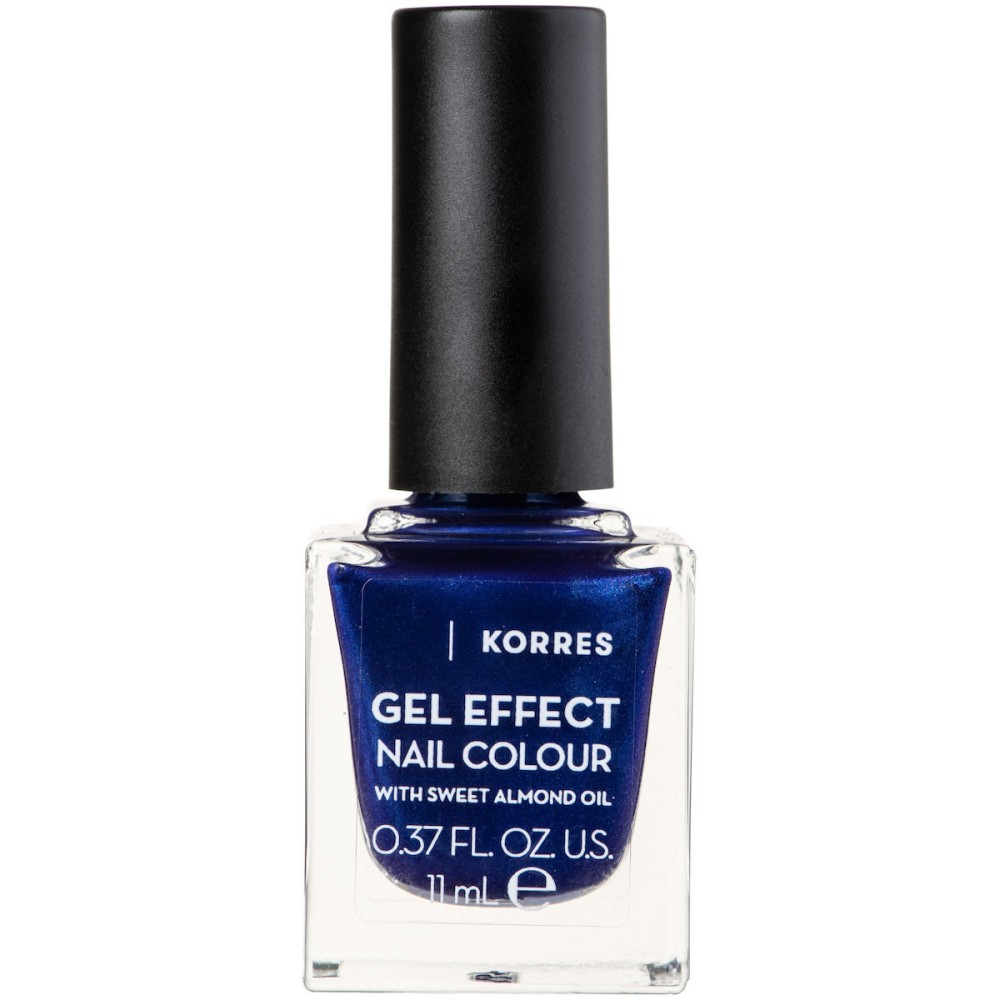 Korres Gel Effect Gloss Βερνίκι Νυχιών Μακράς Διαρκείας 87 Infinity Blue 11ml