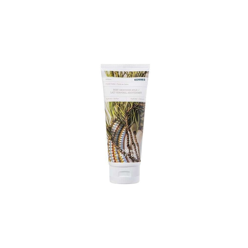 Korres Body Smoothing Milk Forest Cedar Ενυδατικό Γαλάκτωμα Σώματος Κέδρος 200ml