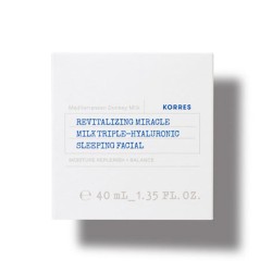 Korres Revitalizing Miracle Milk Triple-Hyaluronic Sleeping Facial Κρέμα Νυκτός για Ενυδάτωση & Θρέψη με Γάλα Γαϊδούρας 40ml