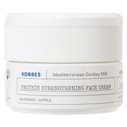 Korres Protein Strengthening Face Cream Ενισχυμένη Κρέμα Προσώπου με Γάλα Γαϊδούρας 40ml
