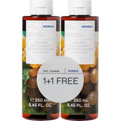 Korres Santorini Grape Αφρόλουτρο 2x250ml