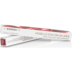 Korres Morello Stay-On Lip Liner 03 Wine Red Αδιάβροχο μηχανικό μολύβι χειλιών