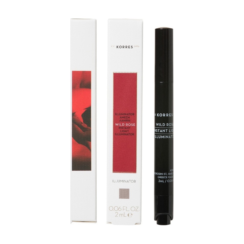 Korres Άγριο Τριαντάφυλλο Illuminator Concealer για Άμεση Λάμψη 2ml