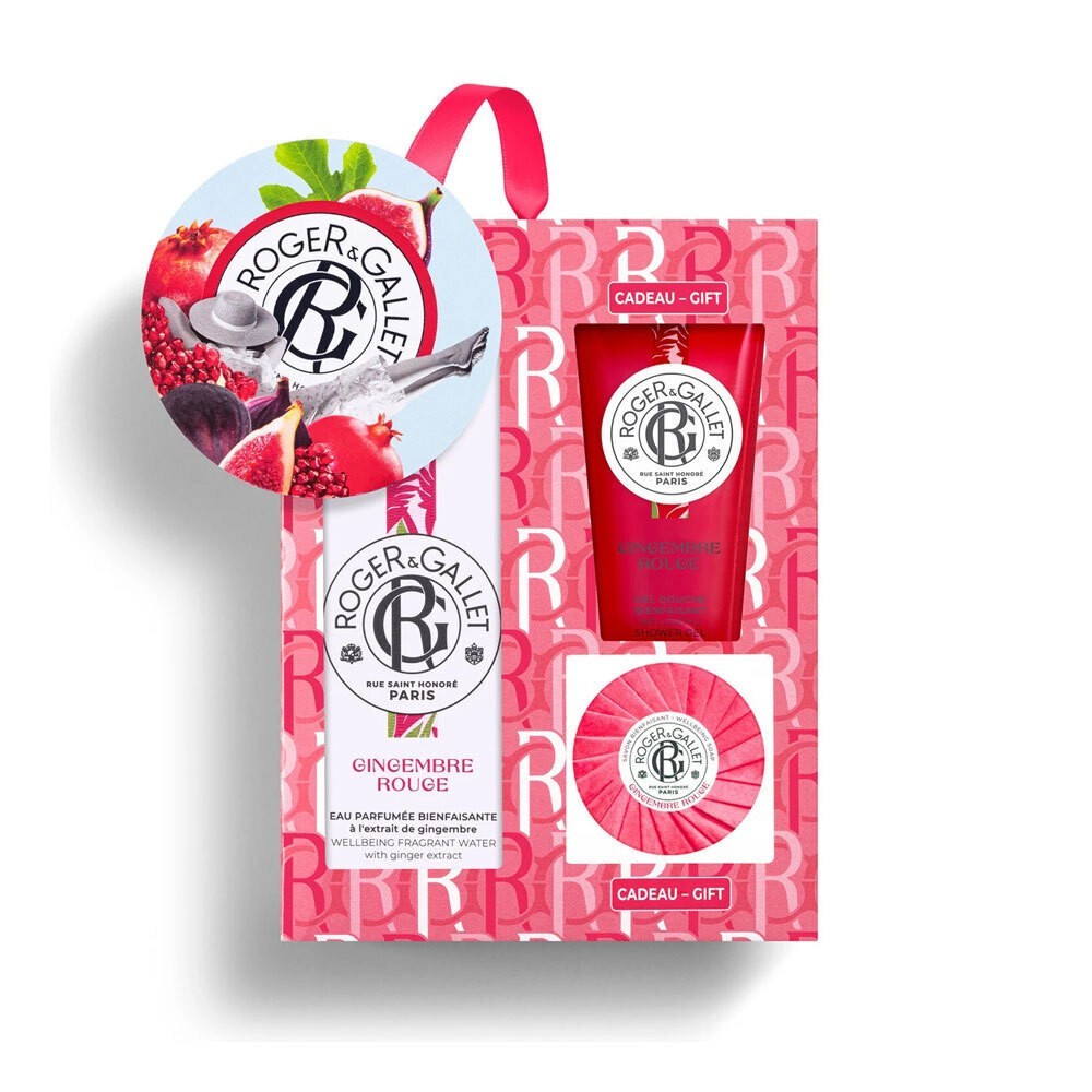 Roger & Gallet PROMO Gingembre Rouge Σετ με Άρωμα 100ml & ΔΩΡΑ Μπάρα Σαπουνιού 50gr & Αφρόλουτρο 50ml