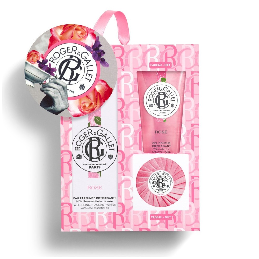 Roger & Gallet PROMO Rose Eau Parfumee 100ml & Soap 50gr & Shower Gel 50ml