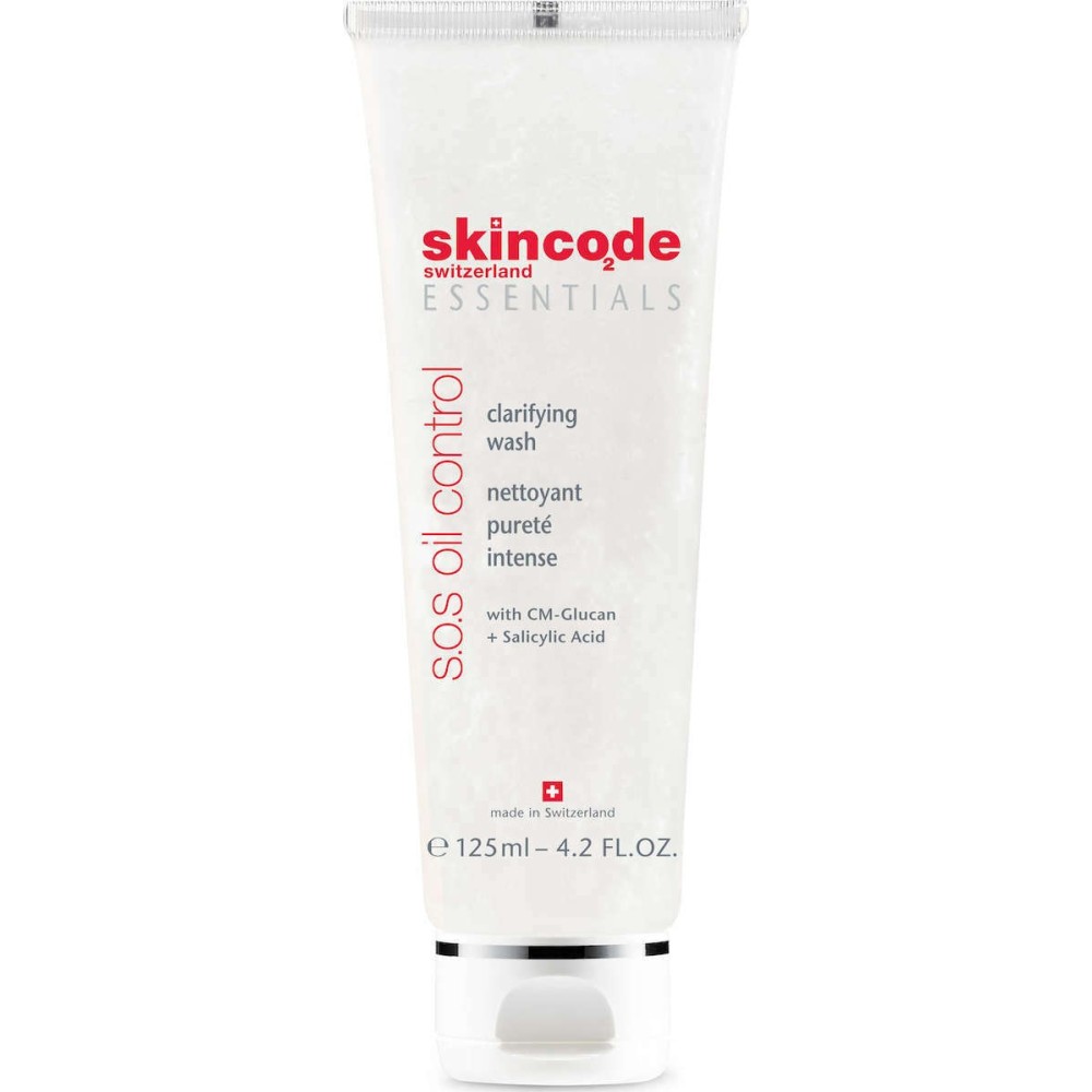 Skincode S.O.S Oil Control Clarifying Wash Απαλό Καθαριστικό για Έλεγχο Λιπαρότητας 125ml Skincode S.O.S Oil Control Clarifying Wash Απαλό Καθαριστικό για Έλεγχο Λιπαρότητας 125ml