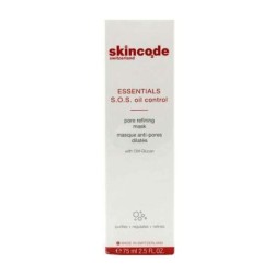 Skincode Essentials Sos Oil Control Μάσκα Προσώπου για Ενυδάτωση 75ml