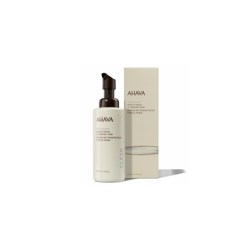 Ahava Time To Clear Gentle Facial Cleansing Foam Απαλός Αφρός Καθαρισμού Προσώπου 200ml