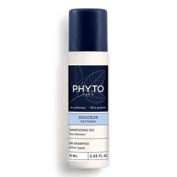 Phyto Douceur Softness Ξηρό Σαμπουάν για Όλους τους Τύπους Μαλλιών καθαρίζει χωρίς νερό 75ml