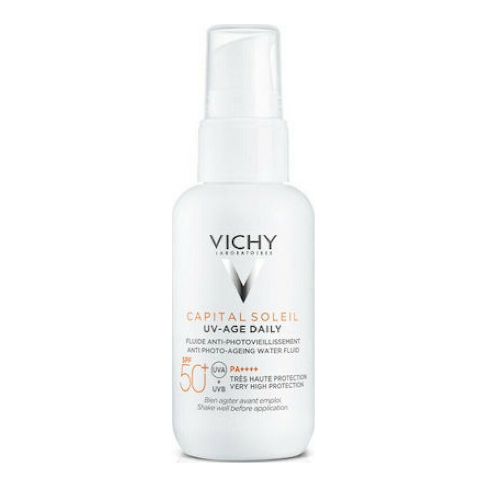 Vichy Capital Soleil UV Age Daily SPF50+ Anti-Aging Sun Cream Λεπτόρρευστο Αντιηλιακό Κατά της Φωτογήρανσης 40ml