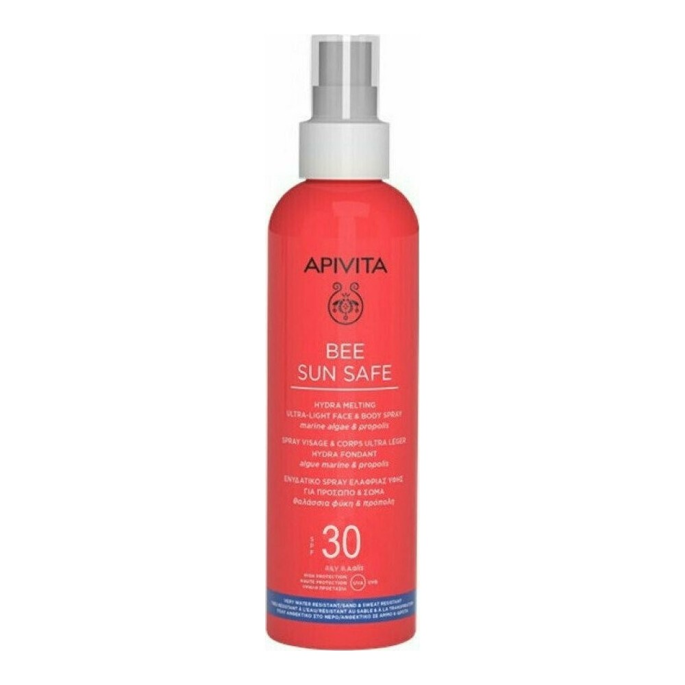 Apivita Bee Sun Safe Hydra Melting Ultra Light Αδιάβροχη Αντηλιακή Λοσιόν Προσώπου και Σώματος SPF30 σε Spray 200ml