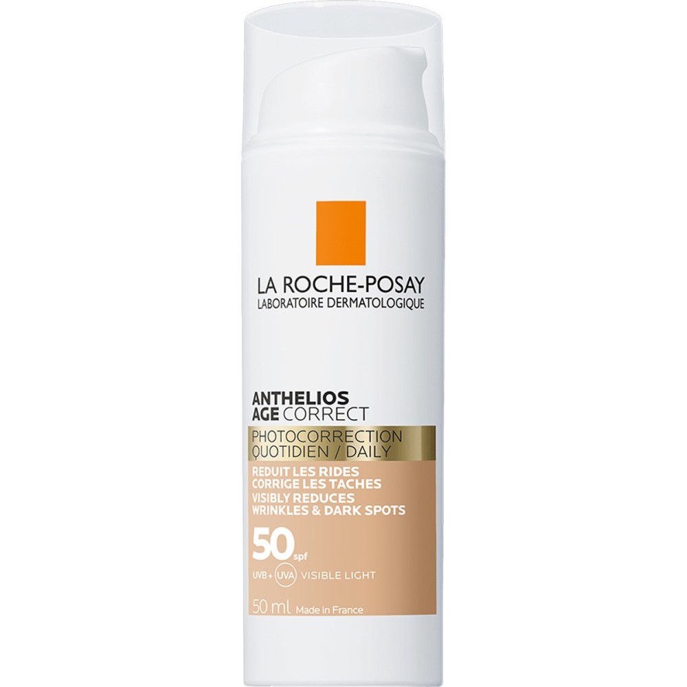 La Roche-Posay Αnthelios Age Correct SPF50 Αντηλιακό Προσώπου Κατά των Σημαδιών Γήρανσης με Χρώμα 50ml