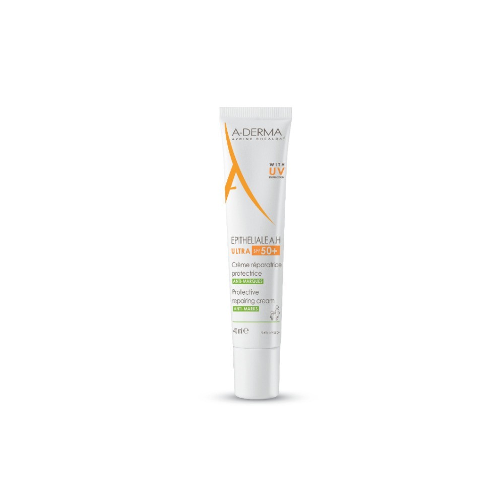 A-Derma Epitheliale A.H. Ultra SPF50+ Προστατευτική Επανορθωτική Κρέμα Κατά των Σημαδιών 40ml