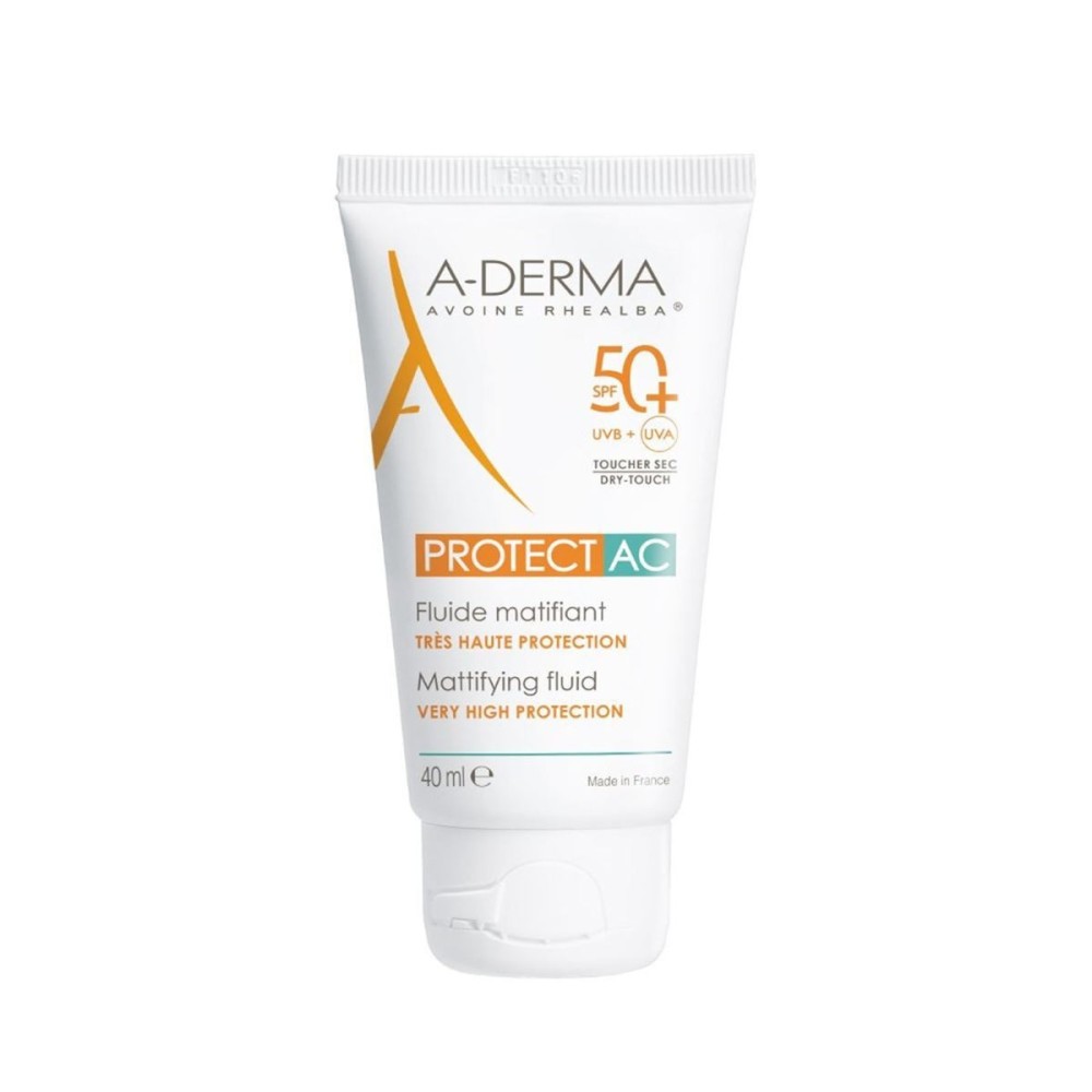 A-Derma Mattifying Fluid Protect AC Αντηλιακή Κρέμα Προσώπου SPF50 40ml