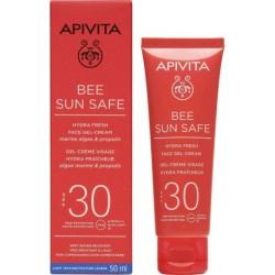 Apivita Bee Sun Safe Hydra Αδιάβροχο Αντηλιακό Gel Προσώπου SPF30 50ml