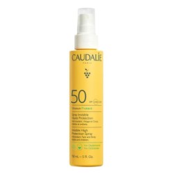 Caudalie Vinosun Protect Invisible High Protection Spray SPF50 Αντηλιακό Σπρέι για Πρόσωπο & Σώμα 150ml