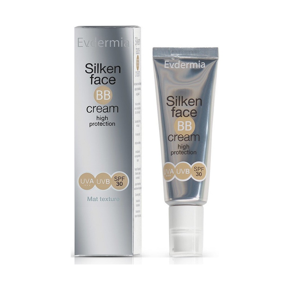 Evdermia Silken Face BB Cream Αντηλιακή Ενυδατική Kρέμα Προσώπου με Χρώμα SPF30 50ml