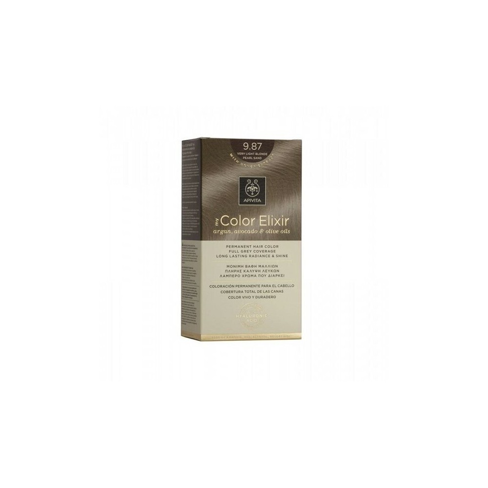 Apivita My Color Elixir Σετ Βαφή Μαλλιών Χωρίς Αμμωνία 9.87 Ξανθό Πολύ Ανοιχτό Περλέ Μπεζ 125ml Apivita My Color Elixir Σετ Βαφή Μαλλιών Χωρίς Αμμωνία 9.87 Ξανθό Πολύ Ανοιχτό Περλέ Μπεζ 125ml